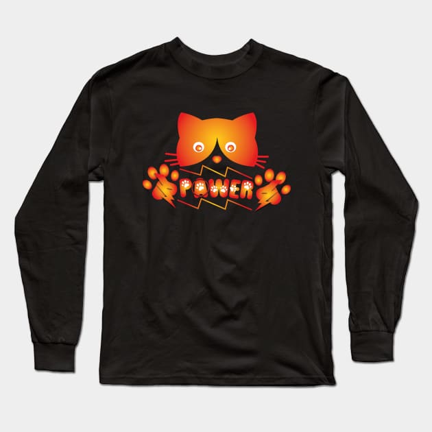 Power of the cats. Long Sleeve T-Shirt by FunawayHit